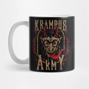 Krampus Army Christmas Mug